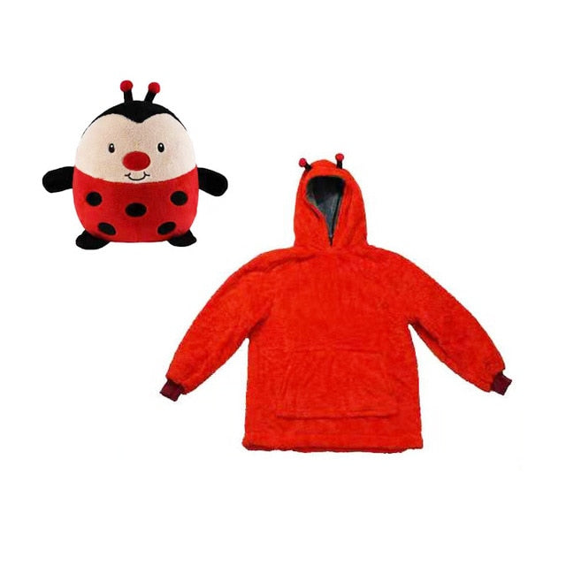 Kids Soft Pet Toy x Blanket/Hoodie