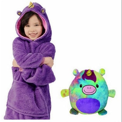 Kids Soft Pet Toy x Blanket/Hoodie