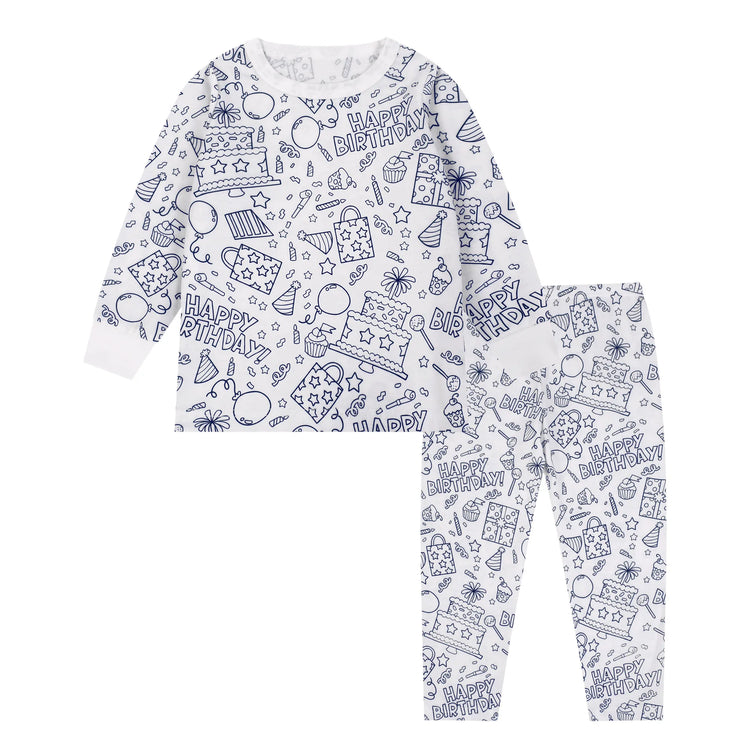 *Kids DIY Sketch Pajama Set* Baby/Boys/Girls