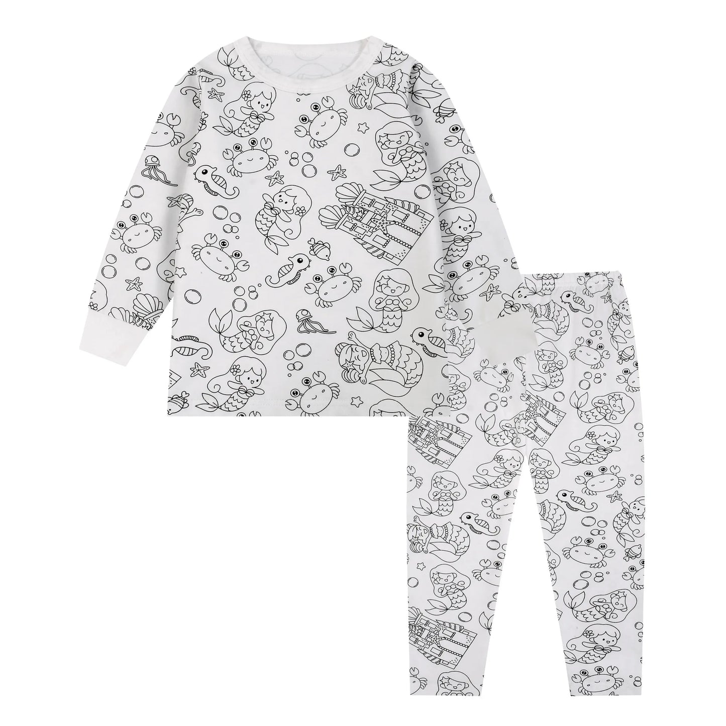 *Kids DIY Sketch Pajama Set* Baby/Boys/Girls