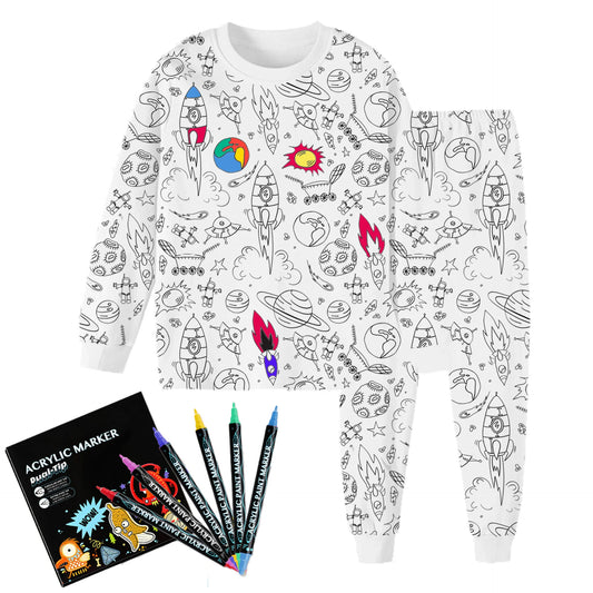 *Kids DIY Sketch Pajama Set* Baby/Boys/Girls