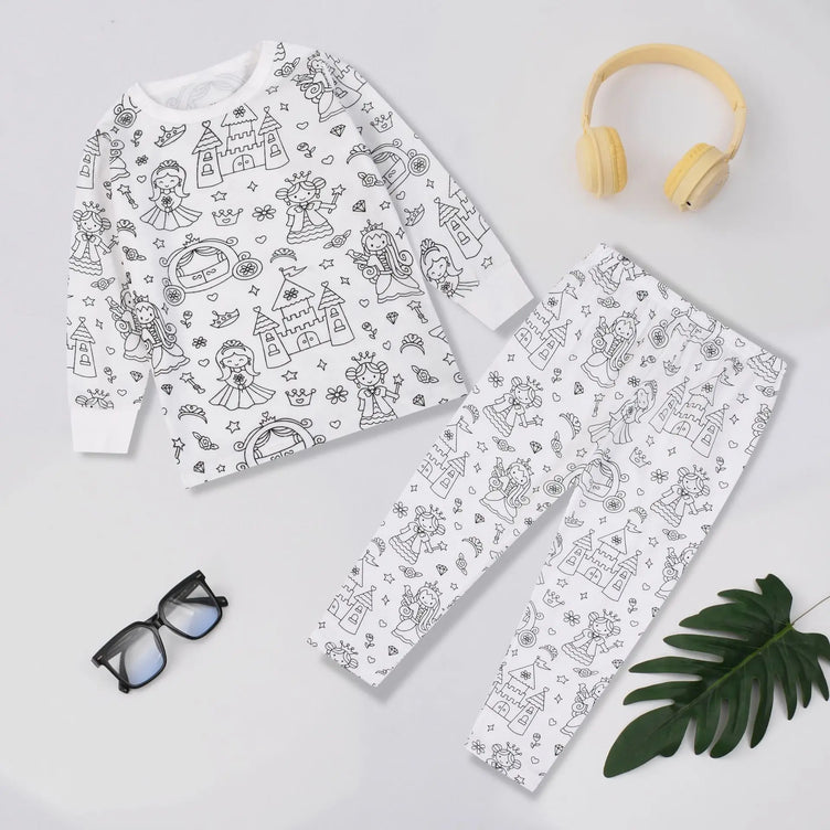 *Kids DIY Sketch Pajama Set* Baby/Boys/Girls