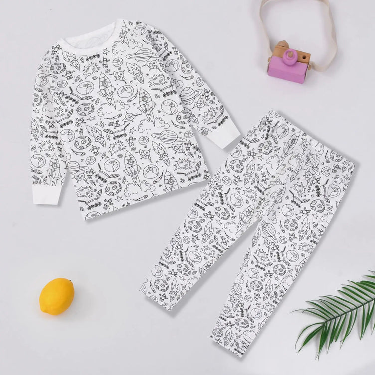 *Kids DIY Sketch Pajama Set* Baby/Boys/Girls