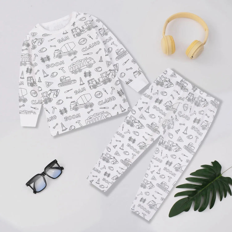 *Kids DIY Sketch Pajama Set* Baby/Boys/Girls