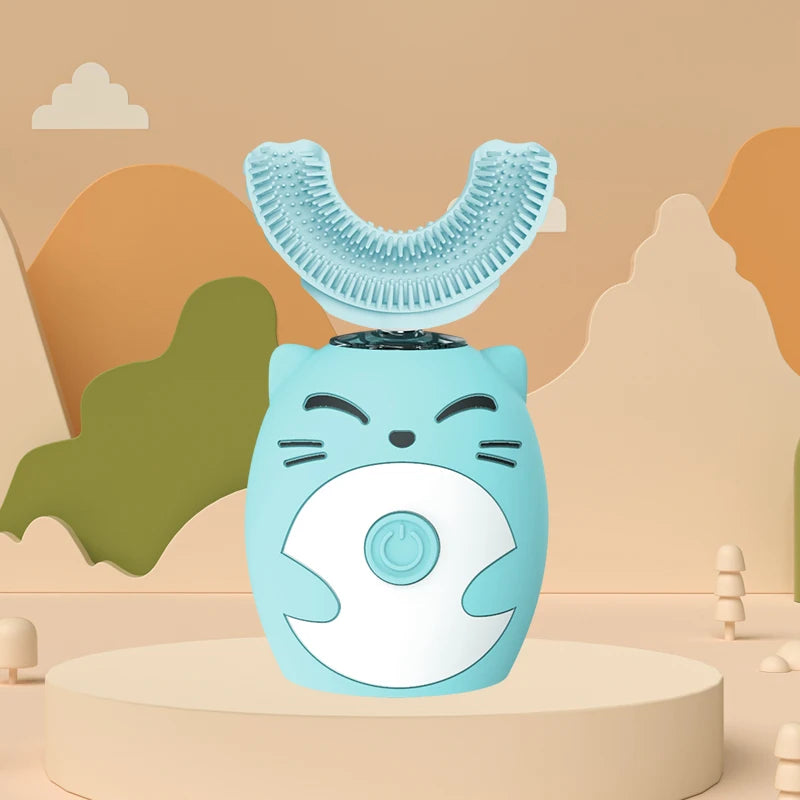 Children’s U-shaped Electric Toothbrush! 360 Degrees! (Automatic/Rechargeable)