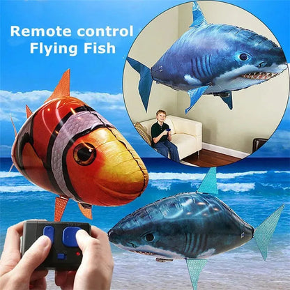 Remote Control Inflatable Shark and Clownfish Balloon