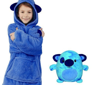 Kids Soft Pet Toy x Blanket/Hoodie