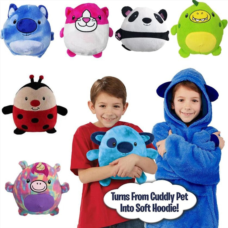 Kids Soft Pet Toy x Blanket/Hoodie